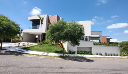ESPETACULAR Casa no Condomínio GRANJA ANITA para venda tem 285 m² ÚTIL 360 m² de terreno com 4 suítes Piscina e Gourmet e Automação