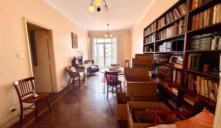 Venda de Apartamento em Higienópolis, 2 Quartos, 2 Salas, 2 Banheiros - Rua Alagoas, 106m² - Excelente Localização!