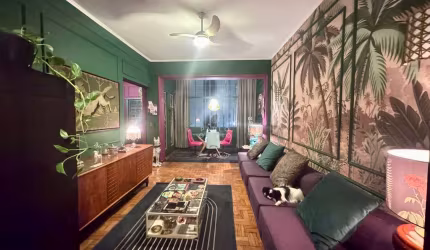 Apartamento à venda em Higienópolis: Edificio Tui, 2 dormitórios, vintage, 106m², próximo ao Shopping!