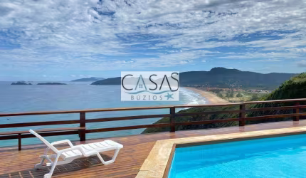 Condomínio SOLEMAR - Excelente casa 4 quartos vista para o Mar de Geribá e Tucuns Armação dos Búzios