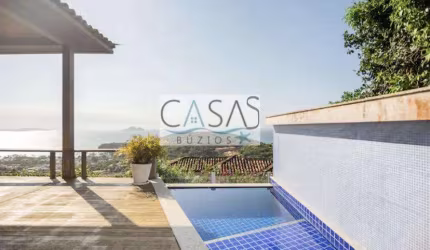 Ótima casa 5 quartos vista deslumbrante para o Mar de Joao Fernandes Armação de Búzios