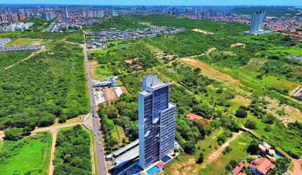 Apartamento no último andar, Spazzio Privillege Ponta Negra, 2 quartos com suíte
