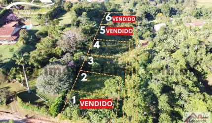 Terrenos para venda em Santa Branca - SP