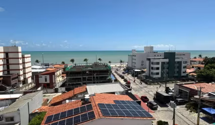 Flat com vista mar, excelente rentabilização, em Manaíra, João Pessoa/PB