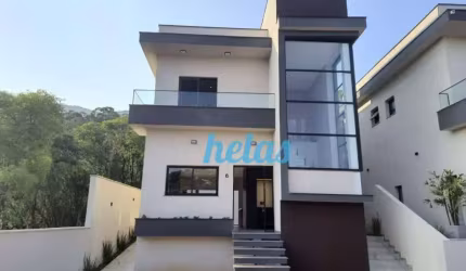 Casas com 3 dormitórios à venda por  R$ 1.480.000,00 em Condomínio Fechado no Bairro Itapetinga - Atibaia/SP