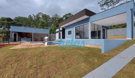 CHÁCARA  À VENDA  COM 1.400 m² 03 SUÍTES, PISCINA, ÁREA GOURMET, POR R$ 1250.000,00 NO BAIRRO DO ROSÁRIO EM ATIBAIA -SP