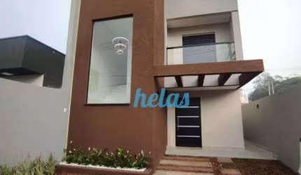 CASA À VENDA COM 142m² COM 3 DORMITÓRIOS E 1 SUÍTE POR R$ 750.000,00 NO LOTEAMENTO VIVEJO  EM ATIBAIA-SP