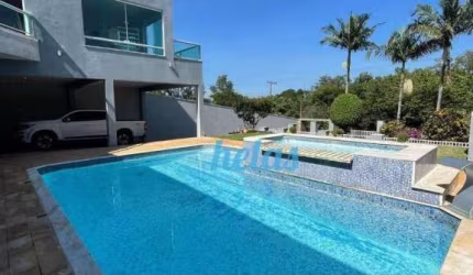 CASA TÉRREA À VENDA COM 448,50 m², 4 SUÍTES, ÁREA GOURMET, PISCINA, POR R$ 1.450.000,00 EM CONDOMÍNIO FECHADO  EM ATIBAIA/SP.