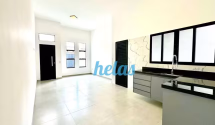 CASA TÉRREA - 3 DORMS (1 SUÍTE) - SALA COM COZINHA INTEGRADA - QUINTAL - 2 GARGS - 80m² - JARDIM IMPERIAL - ATIBAIA/SP