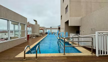 Quadra da Praia - Mobiliado - Praia - Jose Menino - 3 Dorms (1suíte) - Sala Integrada