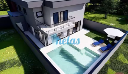 CASA SOBRADO COM 244m² À VENDA POR R$ 2.400.000,00 NO CONDOMÍNIO RESERVA SÃO NICOLAU - ATIBAIA/SP.