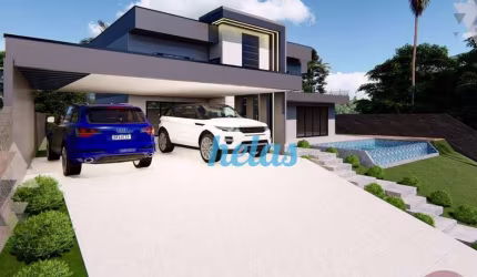 CASA SOBRADO COM 204 m² À VENDA POR R$ 2.000.000,00 NO CONDOMÍNIO PALAVRA DA VIDA - ATIBAIA/SP.