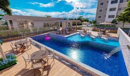 Apartamento para Venda em Fortaleza, Salinas, 2 dormitórios, 1 banheiro, 1 vaga