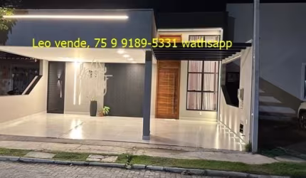 Linda casa no Sim, 3|4 suíte, closet e goumert
