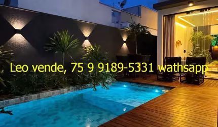 Linda casa Papagaio, 4 suítes, closet, piscina, goumert