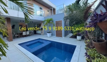 Linda casa Sim, 44 c 3 suítes, piscina e goumert