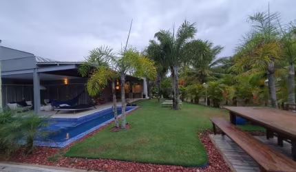Casa em Condomínio para Venda em Camaçari, BUSCA VIDA, 4 dormitórios, 4 suítes, 6 banheiros, 6 vagas