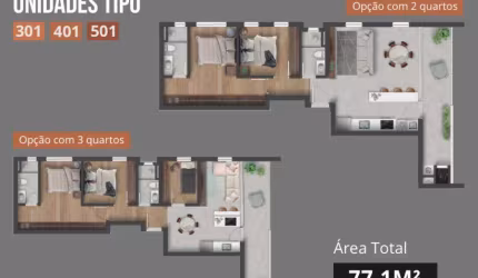 Apartamento com 3 quartos à venda na Rua Coronel Luiz Victorino Ordine, São Pedro, São José dos Pinhais, 89 m2 por R$ 761.118