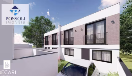 Sobrado 03 dormitórios, suíte, 91,57 m2 Santa Cândida.