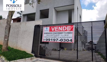 Sobrado com 03 dormitórios à venda, 152 m² por R$ 880.000 - Vista Alegre - Curitiba/PR