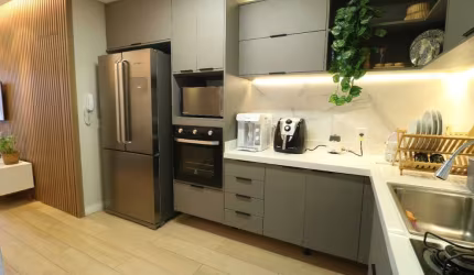 Funcional casa em condomínio para venda com 2 quartos, sendo 2 suítes, 54m²