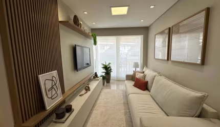 Confortável apartamento tipo para venda com 2 quartos, sendo 1 suíte, 51m²