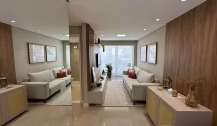 Funcional apartamento tipo para venda com 2 quartos, sendo 1 suíte, 51m²