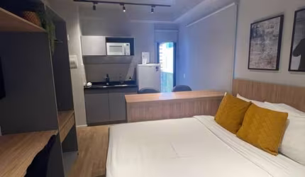 Espetacular studio para venda com 1 quarto, 19m²