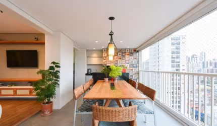 Confortável apartamento tipo para venda com 3 quartos, sendo 3 suítes, 137m²