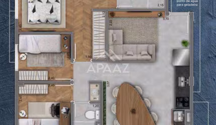 Apartamento à venda, 3 quartos, 1 suíte, 1 vaga, Vila Centenário - São Paulo/SP