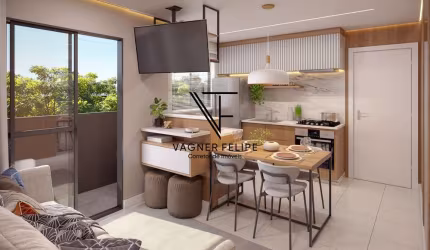 Apartamento 02 quartos - 42,44 m² privativos - Bom Jesus.