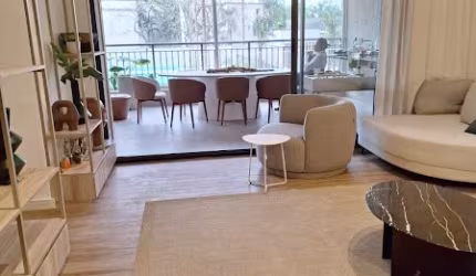 Apartamento de 3 dormitórios, vaga e varanda todo Mobiliado
