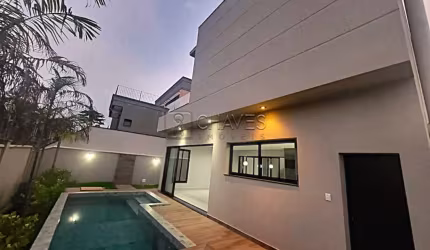 Casa condomínio 4 suítes para venda e locação no condomínio Alphaville III, 320 m2, Zona Sul de Ribeirão Preto