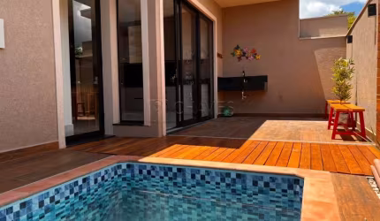 Casa de 3 quartos à venda no condomínio Residencial Valência, 149,45 m², Bonfim Paulista, Ribeirão Preto