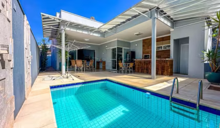 Casa térrea em condomínio 3 suítes à venda no condomínio Nova Aliança Sul, 187,26 m², Zona Sul de Ribeirão Preto