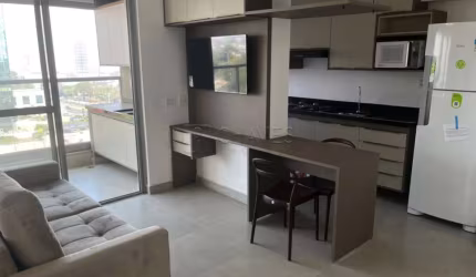 Apartamento mobiliado de 1 quarto para alugar no Edifício Fiúsa One, 51,37 m², bairro Jardim Santa Ângela, Ribeirão Preto