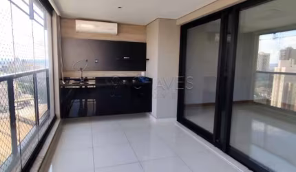 Apartamento de 3 suítes para alugar no Edifício Hyde Park, 160,40 m², Bosque das Juritis, zona sul de Ribeirão Preto