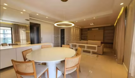 Apartamento MOBILIADO - 3 suítes para alugar no condomínio Edifício Triomphe, 195 m², Jardim Botânico em Ribeirão Preto