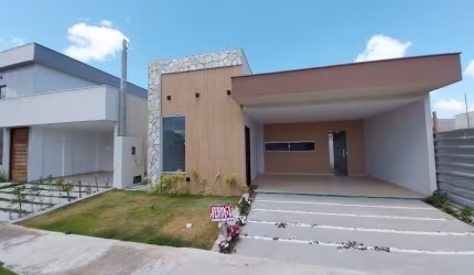 Casa com 03 dormitórios no ECOVILLE 2 em Cajupiranga, Parnamirim RN.