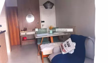 Apartamento de 01 quarto ,varanda e garagem