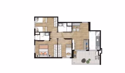 Apartamento com 3 quartos à venda em Vila Vermelha - SP