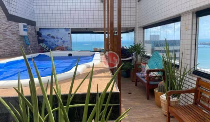 Cobertura com 4 dormitórios, 413 m² - venda por R$ 3.000.000,00 ou aluguel por R$ 33.763,55/mês - Mucuripe - Fortaleza/CE