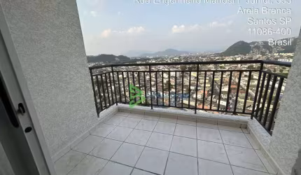 Apartamento com 2 dormitórios à venda, 58 m² por R$ 300.000,00 - Areia Branca - Santos/SP