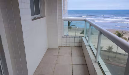 Apartamento novinho com 2 quartos com vista para o mar - Mongaguá - SP