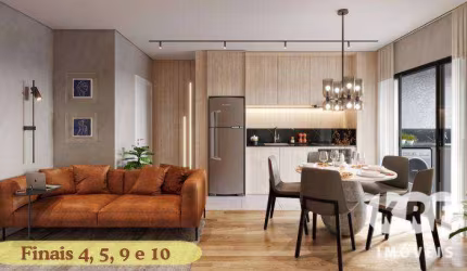 Apartamento com 3 dormitórios à venda, 64 m² por R$ 522.600,00 - Novo Mundo - Curitiba/PR