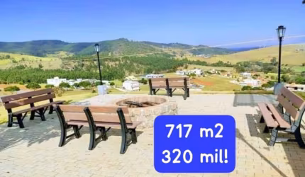 Condomínio Terras de Santa Cruz Terreno com 717 m2 em Bragança Paulista
