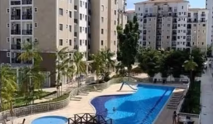Cond. Smile Passeio do Mindu – mobiliado, 2 quartos sendo 1 suíte, cozinha, varanda