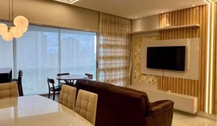 Cond. Concept -Mobiliado, 4 quartos sendo 2 suítes, varanda gourmet com cortina de vidro....