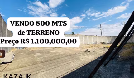 Terreno comercial/industrial a venda ou permuta com 800m² no Residencial Jundiaí