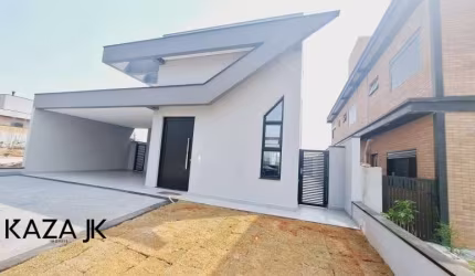 Vendo, Casa a venda, térrea, nova, no Gran Ville São Venâncio em Itupeva com 3 suítes, área social em conceito aberto, churrasqueira, piscina, 4 vagas